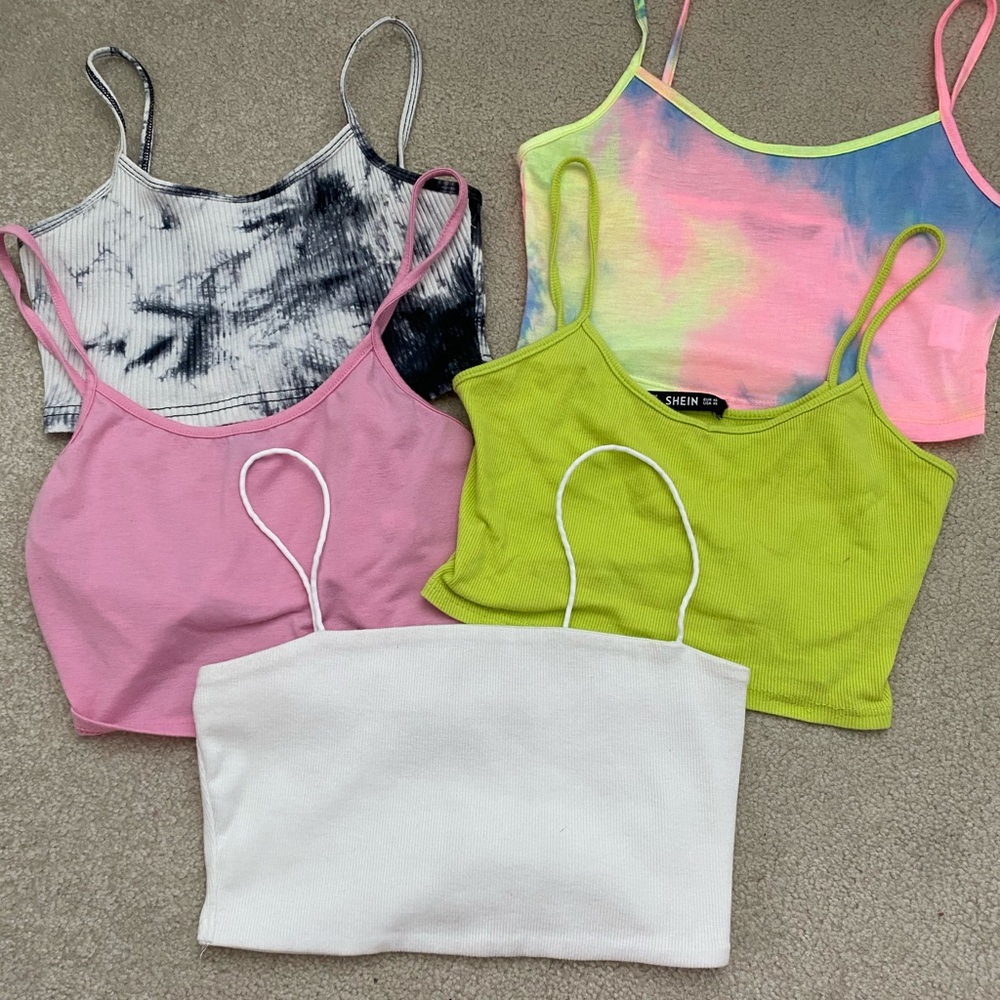 Shein cropped tanks